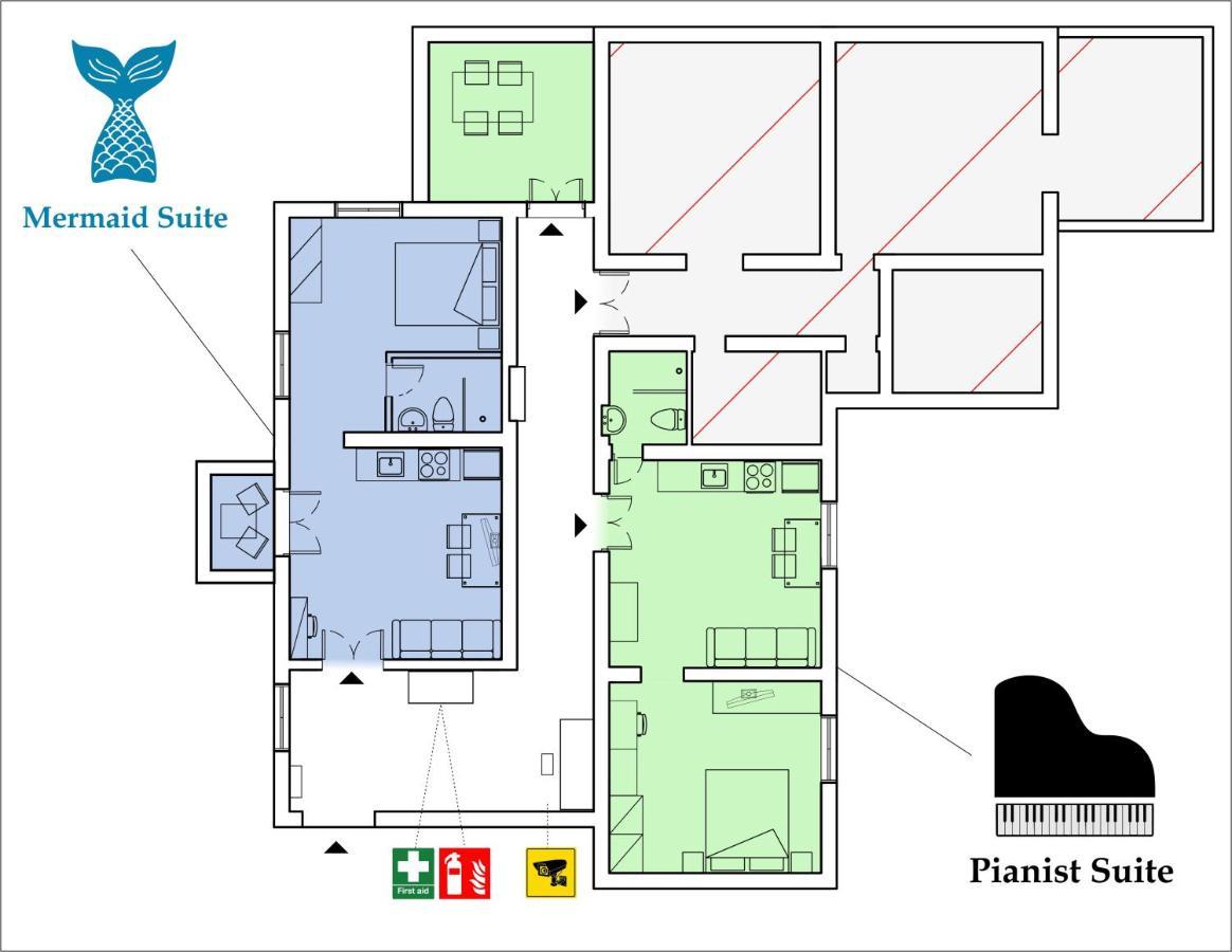 Niochori Heritage: The Pianist Suite Rhodes City 外观 照片